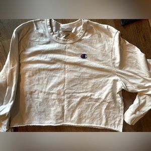 champion cropped long sleeve